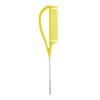 Metal Pin Tail Comb Hairdressers Barbers Rat Tail Comb for Styling Teasing Wide Tooth Pick Stylist Braiding Combs