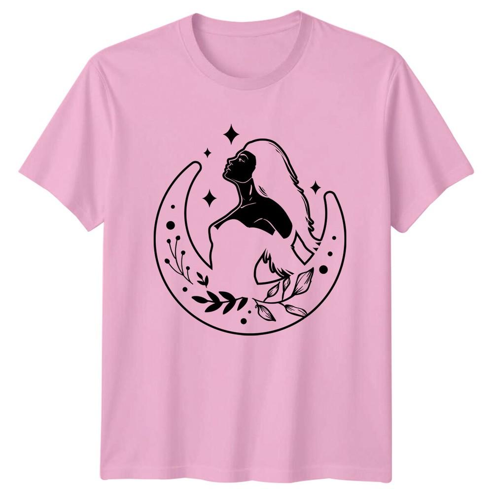 Moon Goddess TShirt Celestial Magic Unisexs Unisexs Witchy Tee