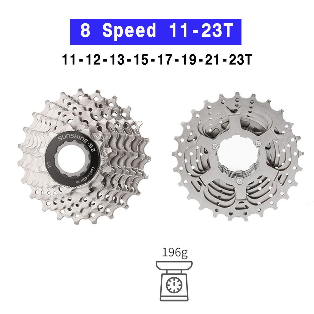 

Кассета для шоссейного велосипеда 8, 9, 10, 11, 12 скоростей Velocidade 11-25T 28T 30T 32T 34T 36T Велосипед MTB Freewheel Cassette Sprocket для HG 8 Speed 11-23T