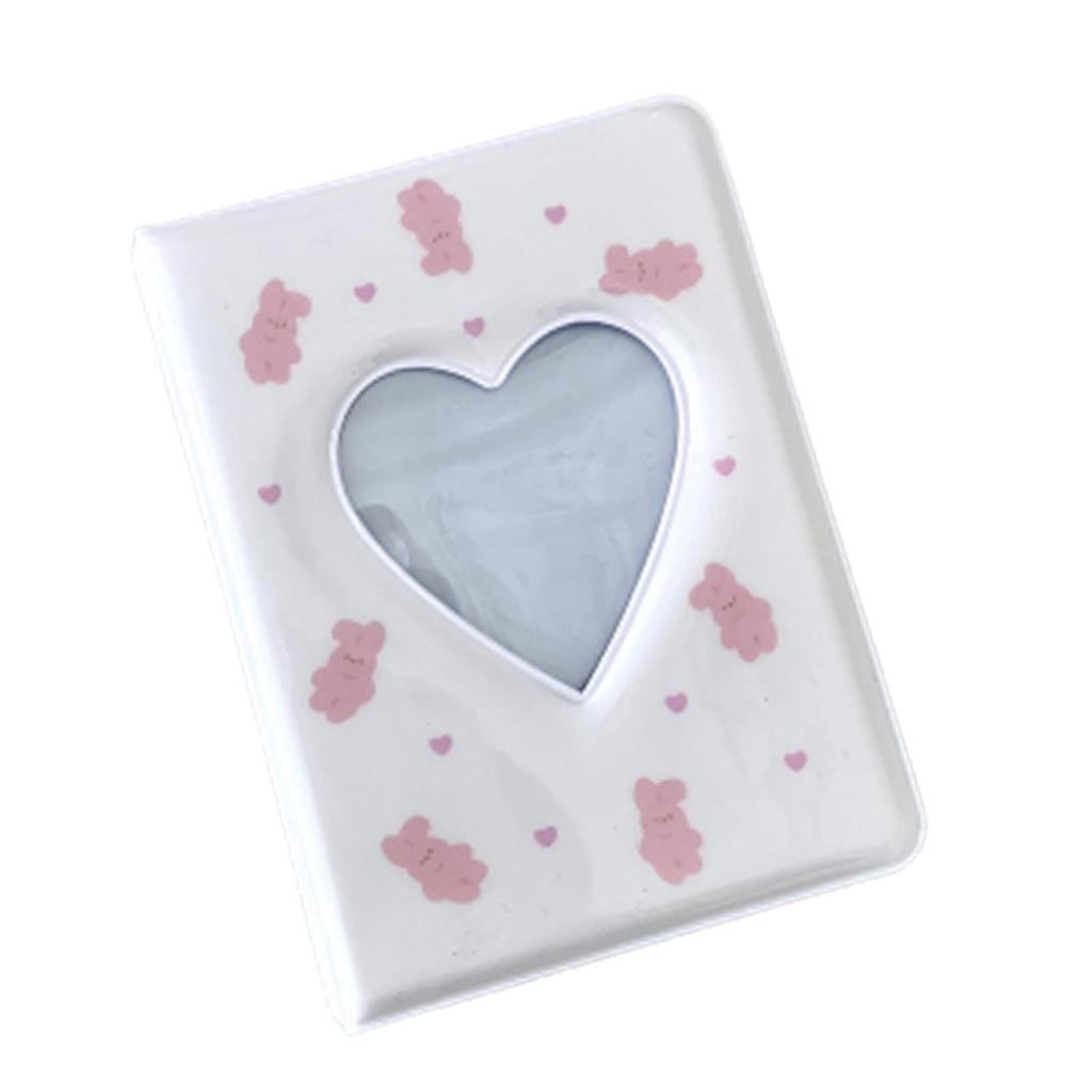 3 inch Photo Album Photocard Sleeves 20 Sheets 40 Pockets Lightweight Cards Binder Photocard Holder Book for Anniversary Gifts