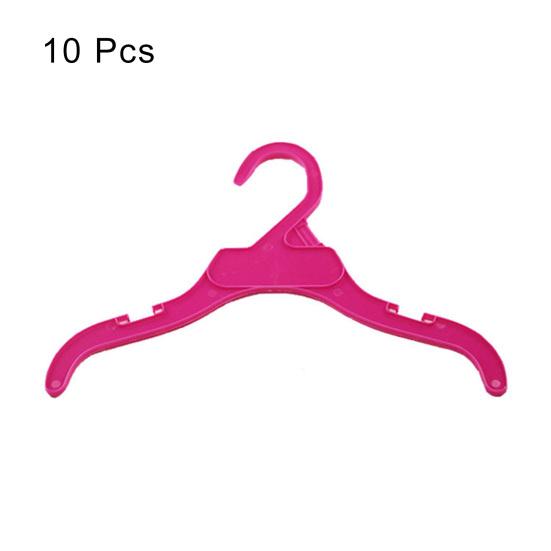 10Pcs Plastic Dog Puppy Cat Clothes Hanger Rack Storage Organizer Pet Supplies