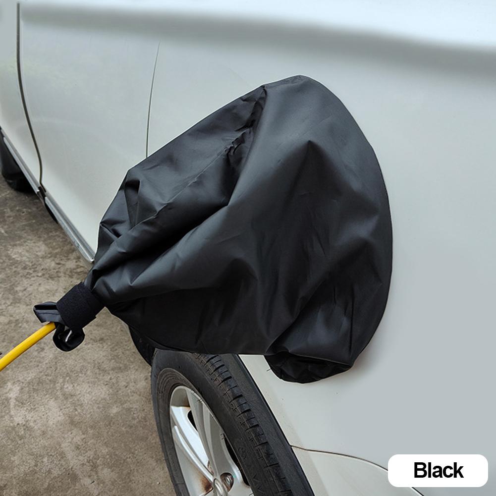 

Крышка порта зарядного устройства для электромобиля, магнитная, водонепроницаемая, пылезащитная, красивая, всесторонняя защита на 360° для электромобиля чёрный