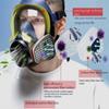 Chemical respirator high quality new gas mask A8 anti-pollution full face mask respirator silicone full face mask filter