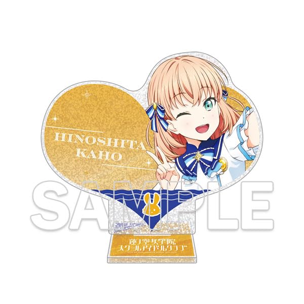 

KADOKAWA Love Hasunozora Academy Школьный идол-клуб Блестящая акриловая подставка 365 дней Хиносита Кахо Ш13 x В12см или меньше Акриловый Live! Девичьи в форме сердца