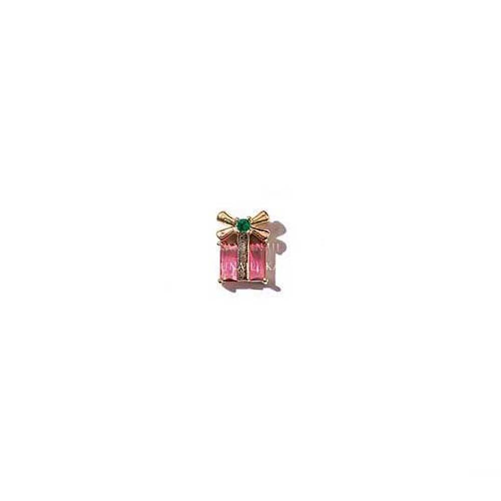 Tree 3D Nail Jewelry Snowflake Nail Rhinestones Christmas Nail Decorations Christmas Nail Drills