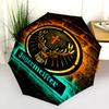 Jägermeister Emblem Glow Folding Umbrella Durable Suitable for All Seasons Outdoor Umbrella Travel
