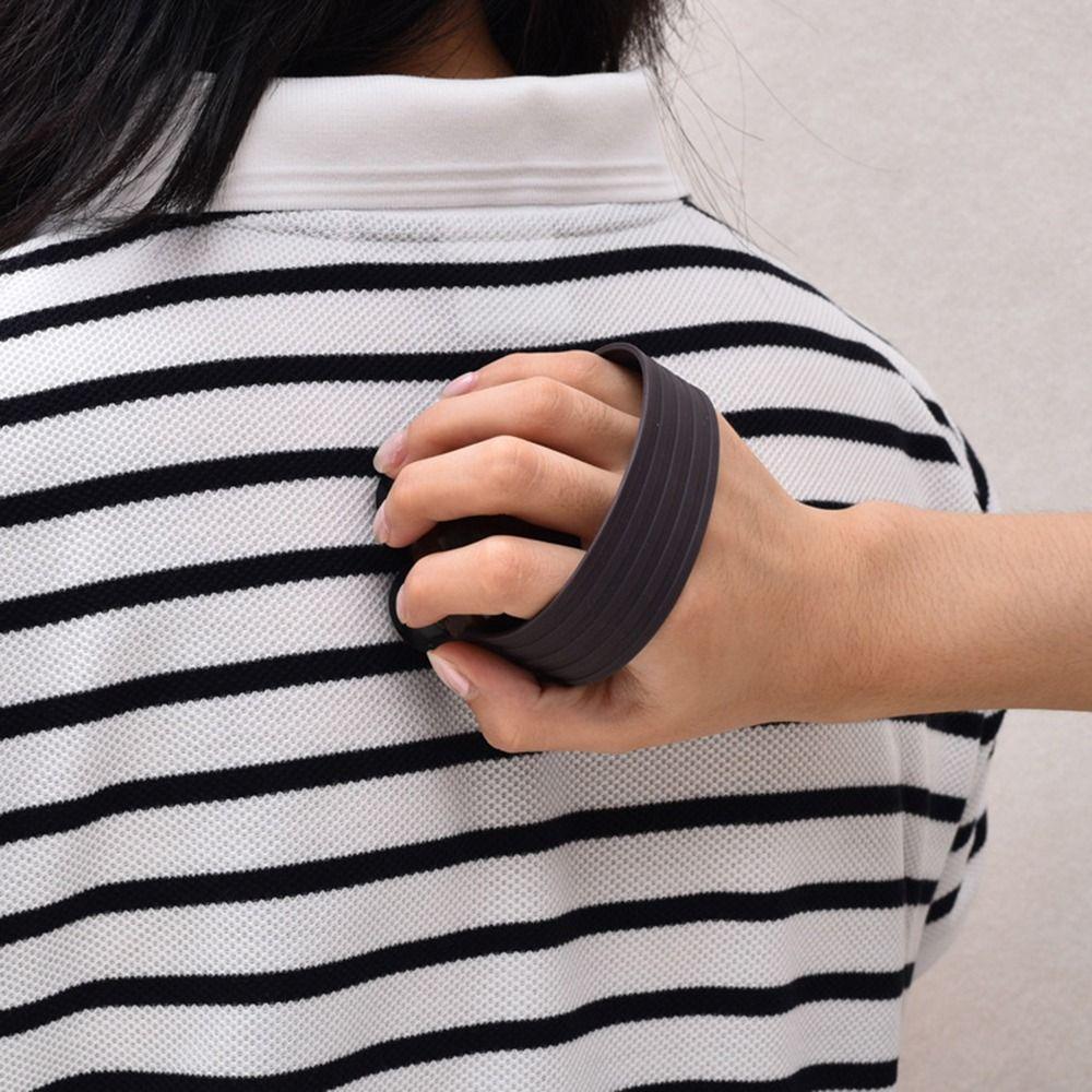 Ergonomic Handle Handheld Massage Tool Wooden Material Manual Body Roller Home Use