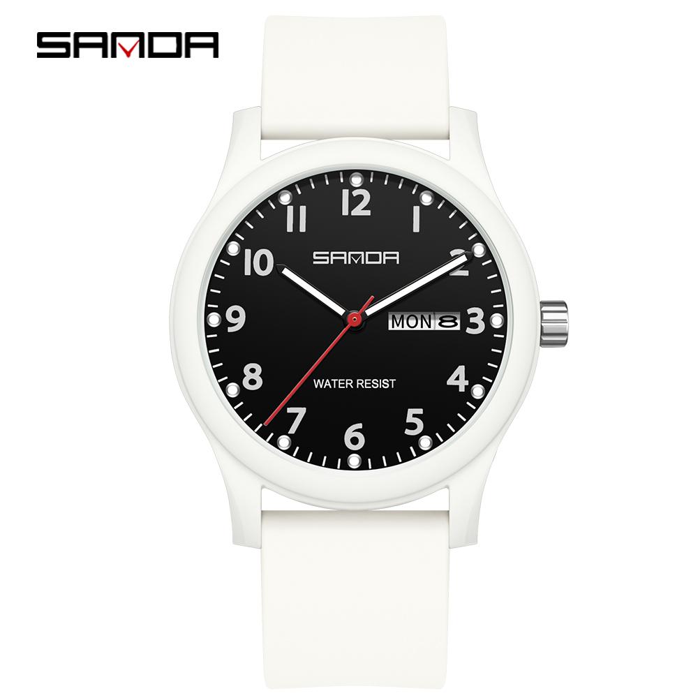 SANDA 3263 Minimalist Women's Quartz Watch Clock Minimalist Style Waterproof Calendar Women's Quartz Watch