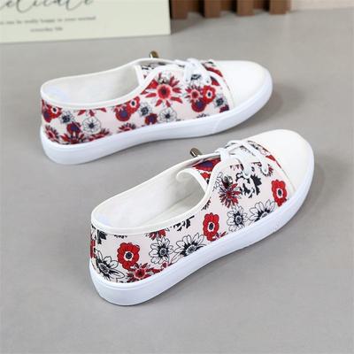 Summer New Canvas Shoes for Women Breathable Fashionable and Casual Student Sports Board Shoes