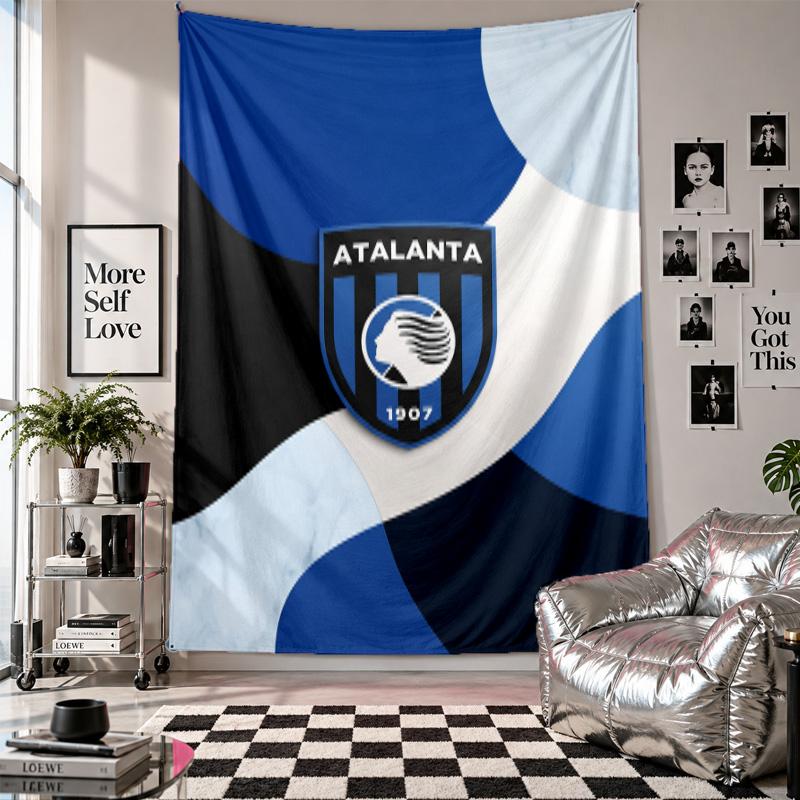 Atalanta FC Wall Tapestry Home Decor Wall Hanging Cloth for Bedroom Living Room Background