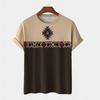 Retro Ethnic Style T Shirts For Men Summer Casual Short Sleeve 3D Printed Crew Neck T-shirts Loose Streetwear Harajuku Tees Tops