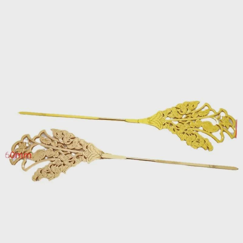 Yizhan Doppelseitiger DIY Haarnadel im Tang-Stil Hanfu - Antiker Übergroßer Kopfschmuck