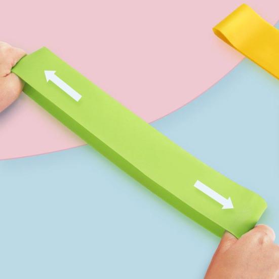 5 Stück Yoga Widerstandsband 5/10/20/30/40LB Übungs-Schlaufenband Krafttraining CrossFit Spannband