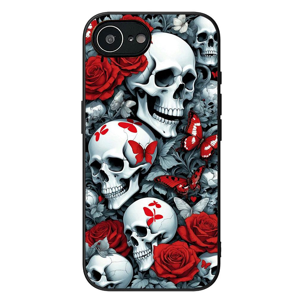 

Soft Cover for Xiaomi Redmi Note 13 14 ProPlus A3 Pro Plus 13C Pro+ Note13 Note14 Coque Phone Case Floral Art Skull Flower Rose Redmi Note 14 4G (Global)