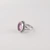 Pietra Preziosa Morganite Argento Sterling 925 Gioielli Artigianali Anello da Donna Regalo di Fidanzamento RR-84-4