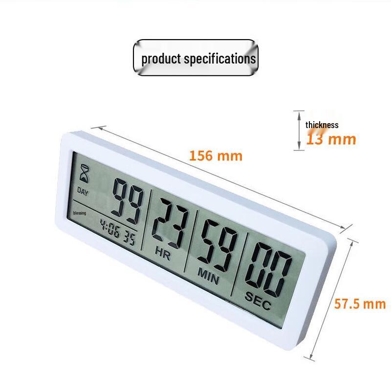 PURSUN PS-220 999-Day Countdown Timer with Clock