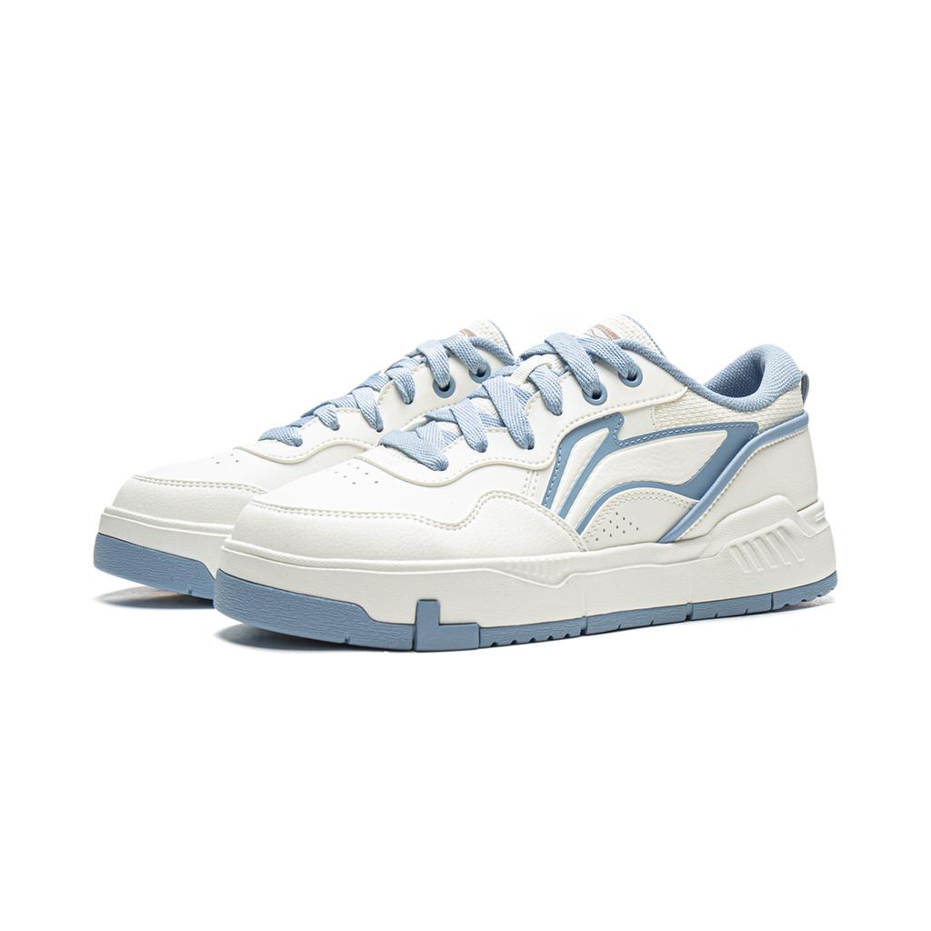 Li Ning Common 80s Classic Fashion Retro Versatile Thick Sole Comfortable Slip Resistant Durable Lightweight Low Top Sneakers Kids sneakers AGCW120-2