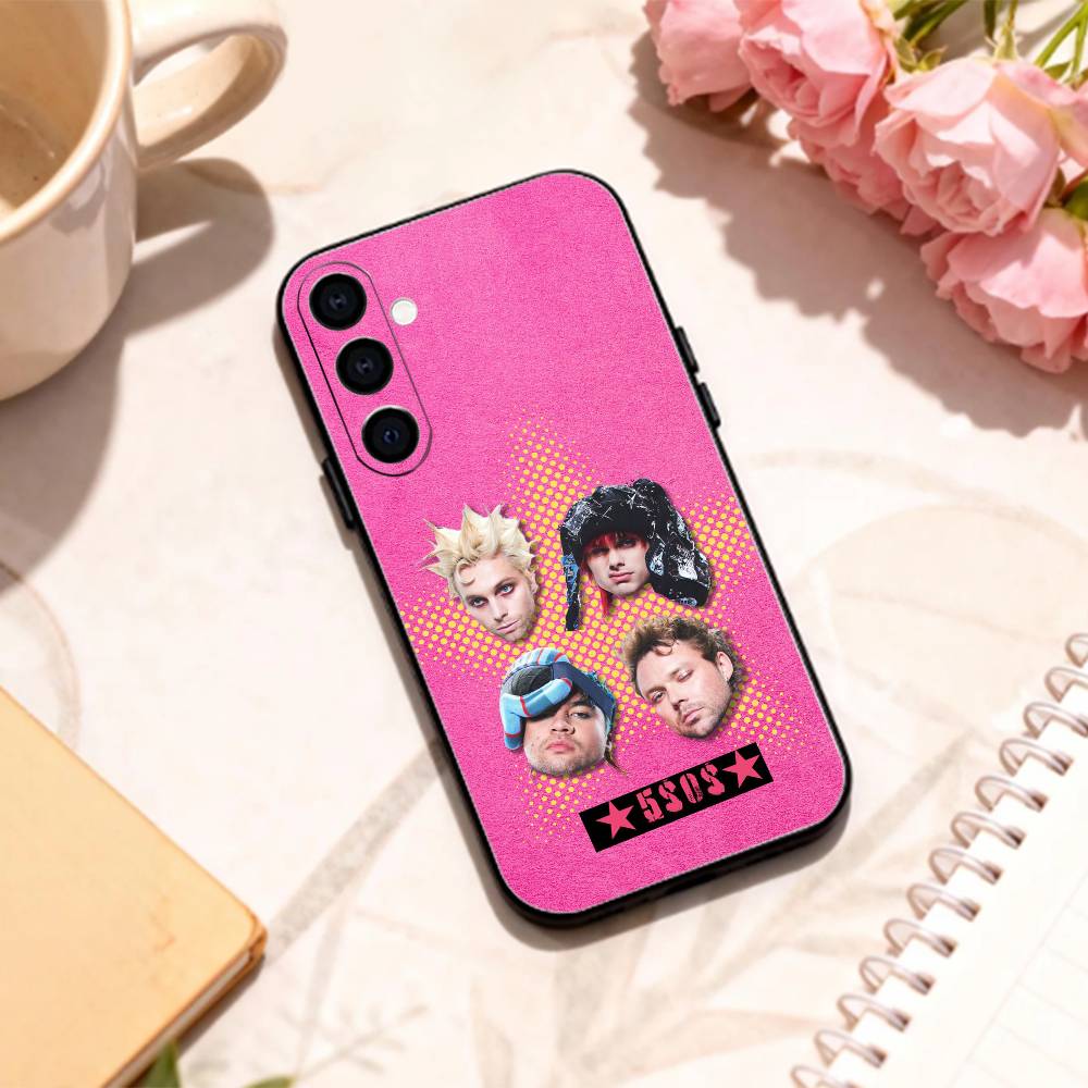 

5 S-Seconds of S-Summer Band phone Case For Samsung Galaxy A73,A72,A71,A70,A53,A52,A51,Others Soft Black Shell Samsung a53 5g