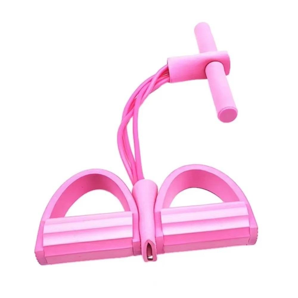 With Foam Resistance Bands Four-Tube Pedal Tensioner Yoga Elastic Band  Fitness Equipment