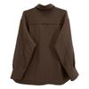 CINOH Brown slit long sleeve shirt tops 38 BrownUsed