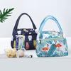New Fashion Zipper Handheld Insulated Bag Women's Cartoon Waterproof Lunch Bag with Aluminum Foil Insulation