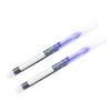 2 Pcs Rollerball Pen 0.5mm Fine Tip Quick Drying Rolling Ball Liquid Ink Pen for Students Blue