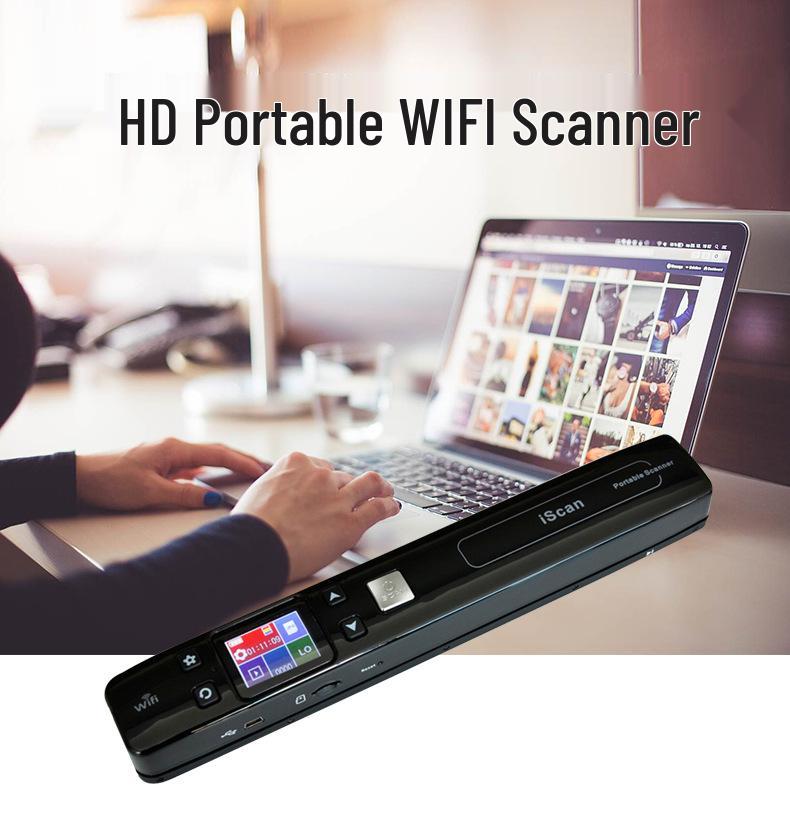 Compact Wireless A4 HD Handheld Book & Document Scanner