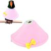 Parrot Recovery Collar Small Medium Birds Soft Breathable Neck Sleeve Lovebirds Hamsters Chickens Ducks Adjustable Fastener Tape Bird Collar