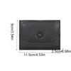 Pu Leather Card Holder Zipper Mini Coin Purse Soft Women's Wallet  Car Accessories