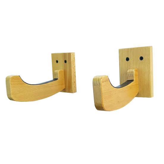 2Pcs Surfboard Wall Hanger Scratch-proof Easy Installation Surfboard Display Rack Beech Snowboard Rack Organizer