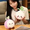 20cm Cartoon Cute Vegetable Fairy Plush Doll With Legs Onion Garlic Ginger Plush Toy Kitchen Home Decoration Gift For Children