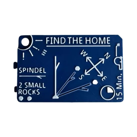 1/2Pcs Pocket Survival Guide Card Easy Read Portable Lightweight Outdoor Travel Camping Hunting Hiking Light Shadow Star Navigation Card Tools