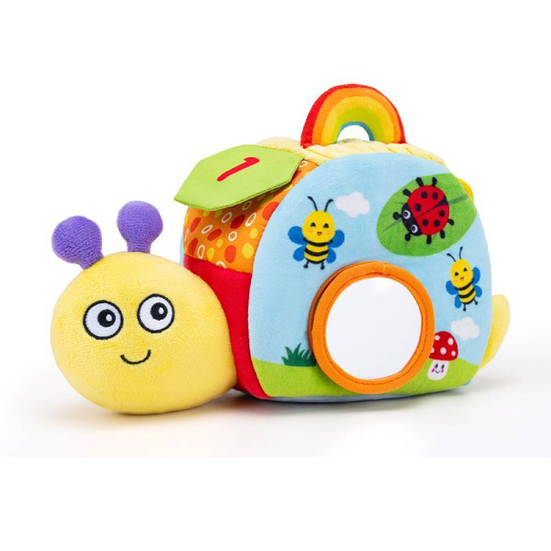 Baby-Schneckenhaus Plüschtier-Set Mit Geräusch und Interaktiven Funktionen Für Sensorische Entwicklung