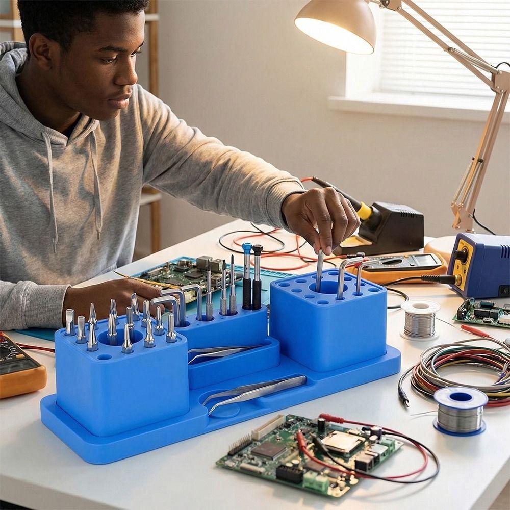 Hitzebeständige Multifunktions-Aufbewahrungsbox Abnehmbare Aufbewahrungsbox Schraubendreher-Aufbewahrung