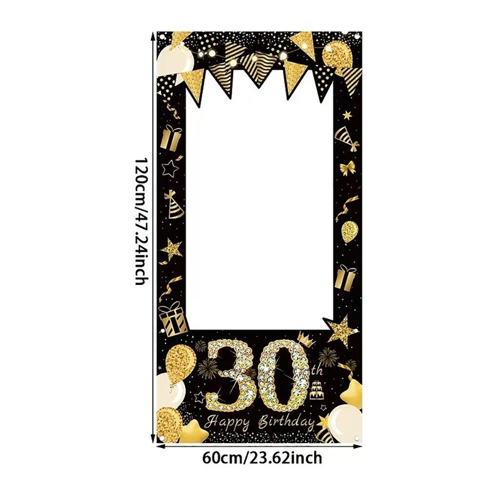 Cartoon Party Backdrop Banner Multicolor Birthday Party Decoration Fun Photo Session