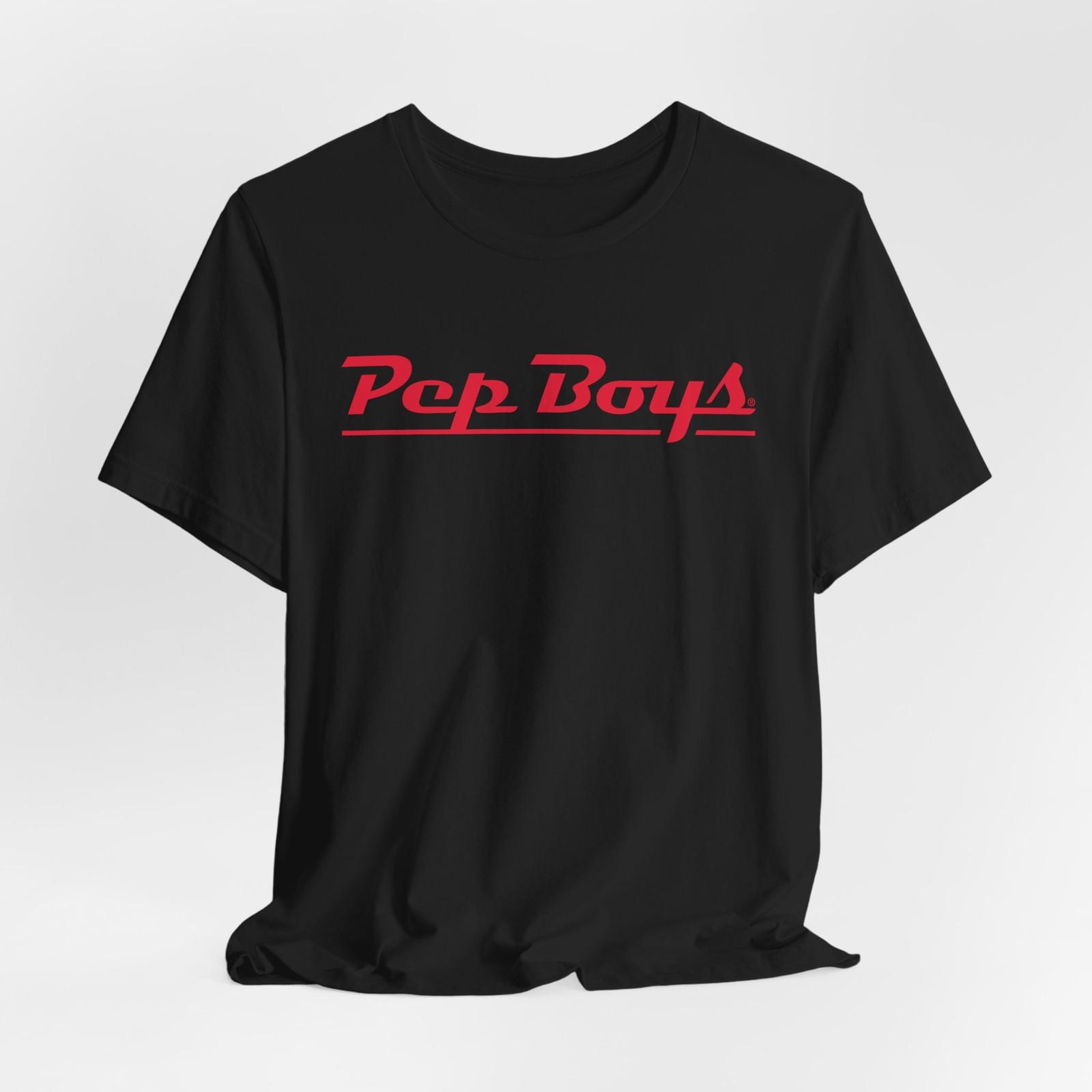 Pep Boys Automotive Service Logo Unisex T-Shirt Black Navy S-5XL S разноцветный