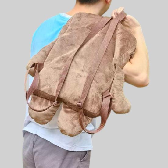 Anime Backpack for Teens Cute Plush Doll Backpack Street Casual Daypack Cartoon