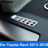 For Toyota Rav4 Rav 4 2013-2016 2017 2018 Matte Front Air Conditioner AC Vent Outlet Cover Trim Interior Accessories Car Styling