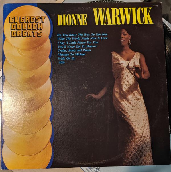 

LP Record DIONNE WARWICK Everest Golden Greats EV4103 Everest US Jazz Used