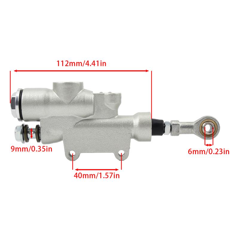 For KTM 125-530 SX SXF XC XCF EXC EXCF For Husqvarna GasGas Motorcycle Rear Brake Hydraulic Pump Master Cylinder Replacement