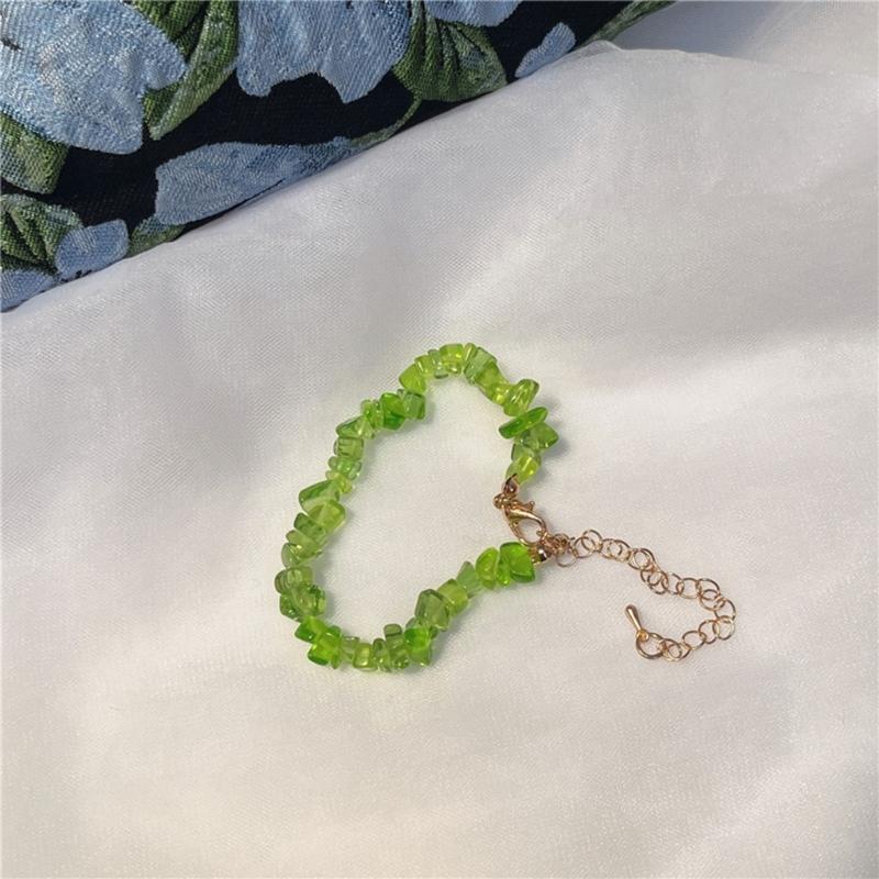 Women's Baroque Tourmaline Bracelet Natural Stone Handmade Jewelry Portable Accessory for Party or Wedding Gifts