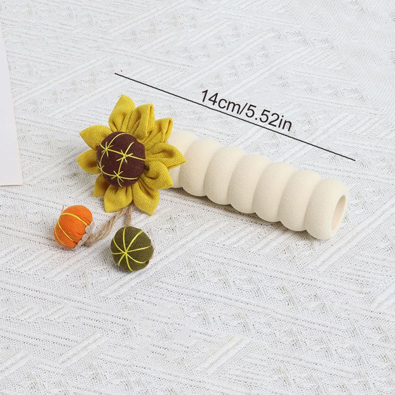 Reusable Floral Handle Cover Soft Dust Proof Refrigerator Handle Covers Non-Slip Thicken Door Knob Covers