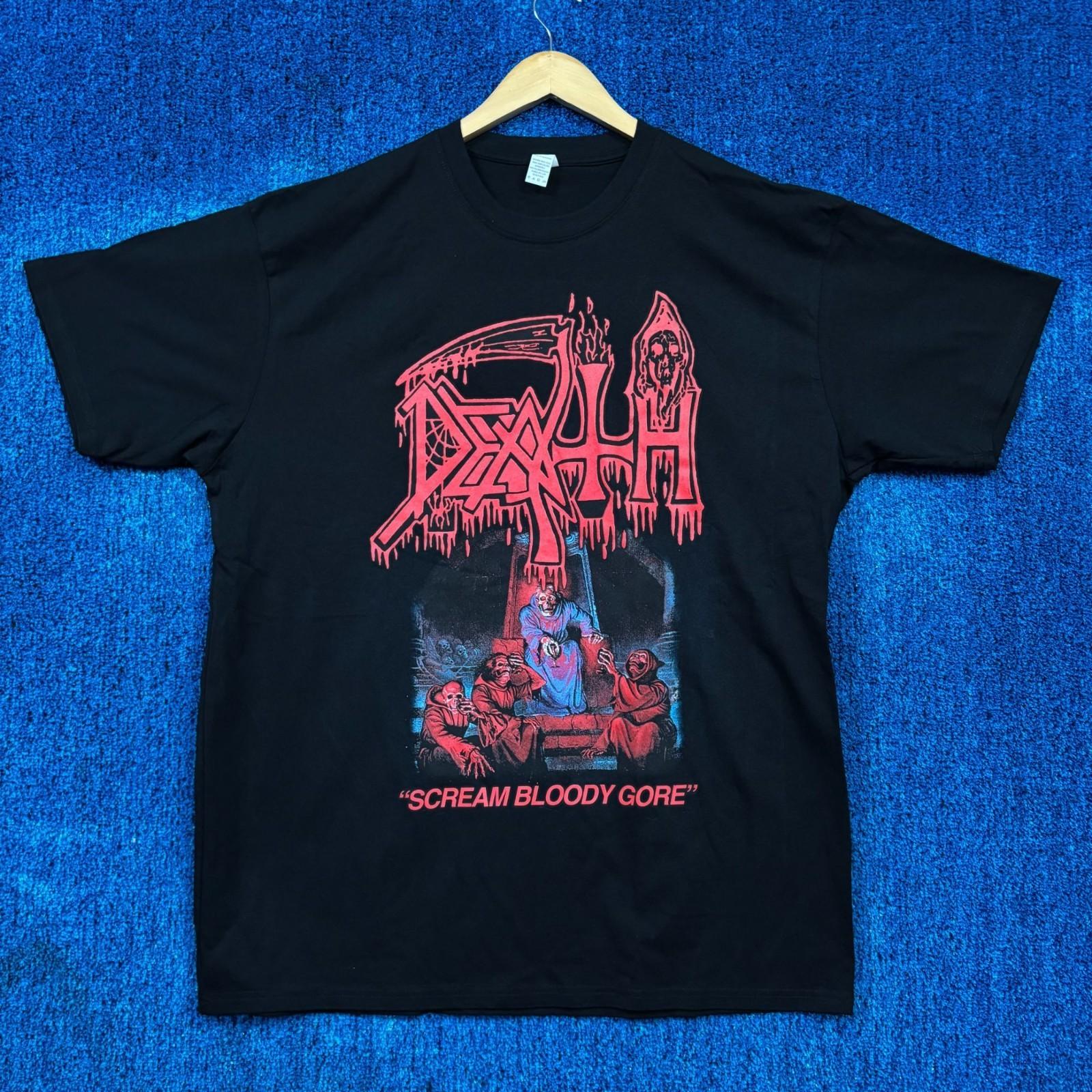 Death Scream Bloody Gore Rock T-Shirt Size Extra Large Unisex T-Shirt XXXXL
