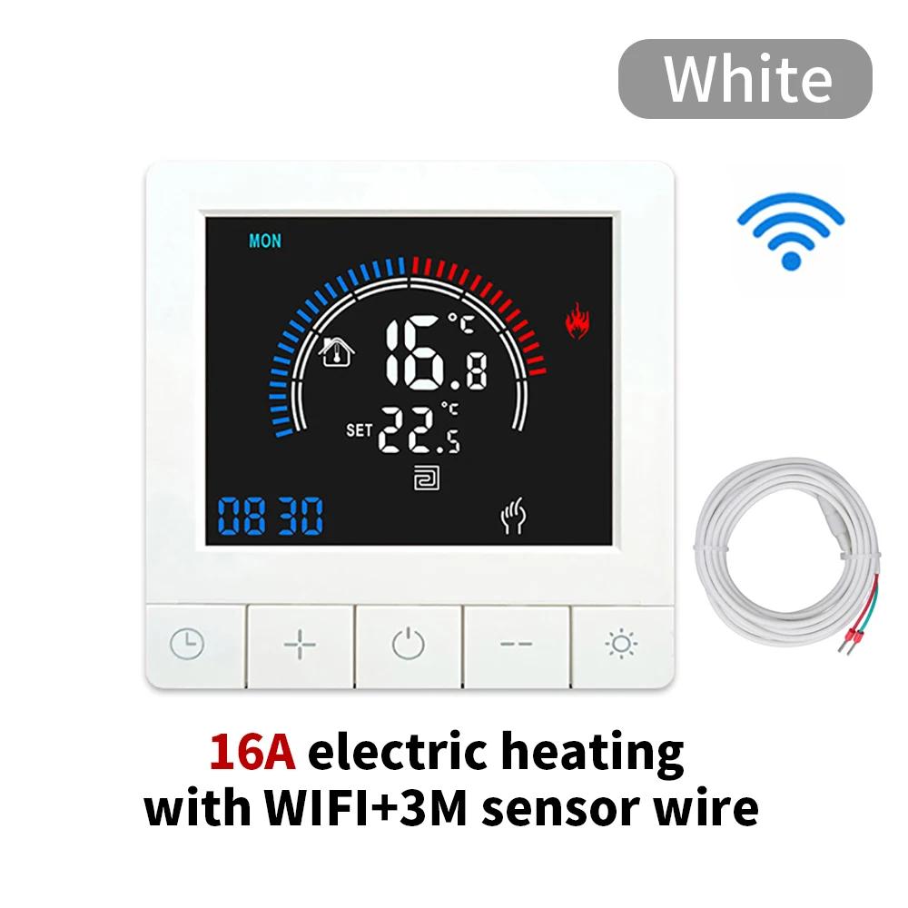 Smart Home Temperature Controller WiFi Thermostat Floor Heating AC Battery Backup Child Intelligent Lock Home Intelligent Tools