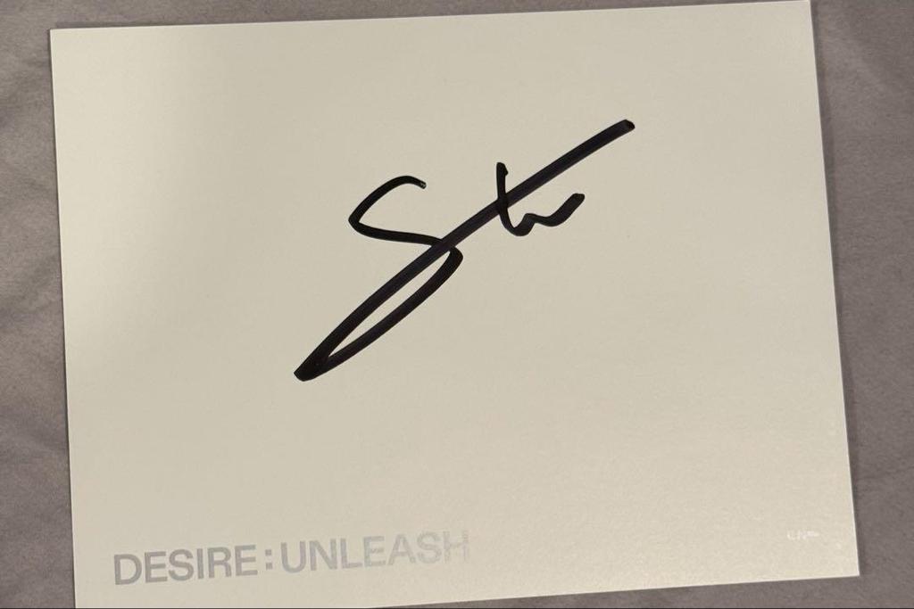 [USED] ENHYPEN DESIRE:UNLEASH US Exclusive Autograph by Sunwoo