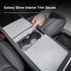 For Tesla Model Y Juniper 2025 Center Console Panel Sticker Center Console Cover Protector Panel Film Button Sticker Accessories