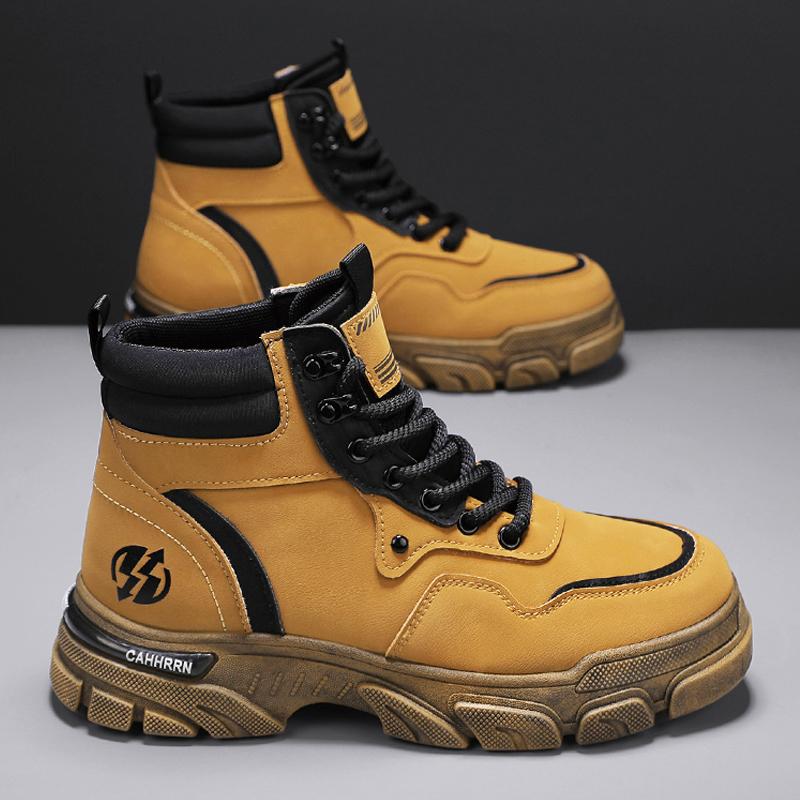 Fashion CYYTL Mens Boots Casual Shoes Cowboy Combat Tactical Motorcycle Chelsea Ankle Leather Work Outdoor Hiking Designer Luxury Winter