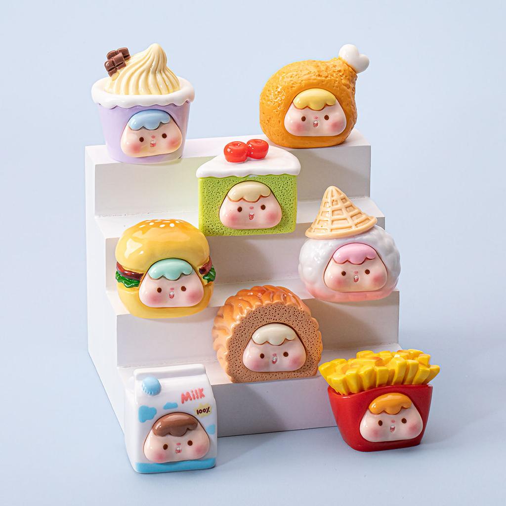 Fruit Baby Series Blind Box Figures Random Design Action Figure Collectible Toy Doll Figurine Desk Ornaments Car Decor Kids Gift