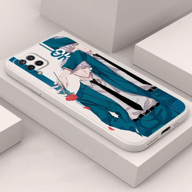 Giappone Anime Jujutsu Kaisen Per Il Caso di Samsung Galaxy A50 A01 A70 A11 A21s A71 A03s A31 A02 A51 Piazza Liquido armatura Soft Cover