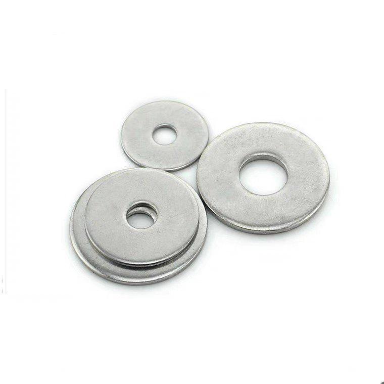 Galvanized Thickened Flat Washer - Large Size Options (M4, M5, M6, M8, M10)